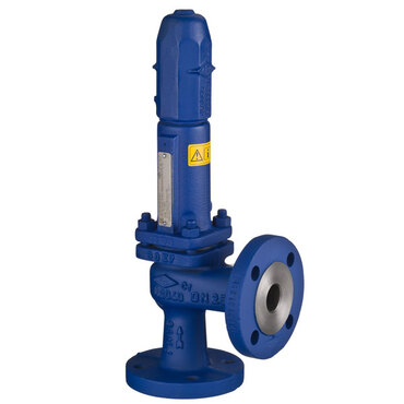 Spring-loaded safety valve Type 599A series 12.923 cast iron low-lifting flange